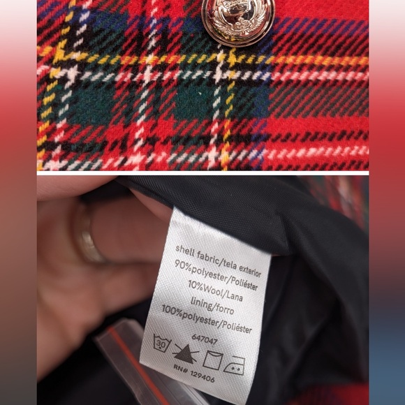 Red plaid Christmas blazer - Picture 5 of 6